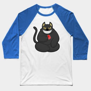 Cat at Poker with Poker cards Baseball T-Shirt